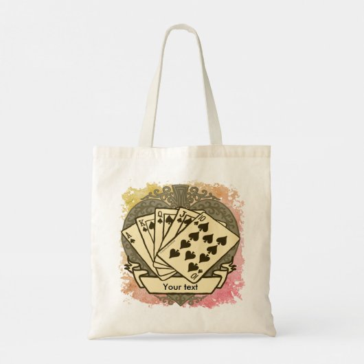 Good Poker Hand Canvas tas (Achterkant)