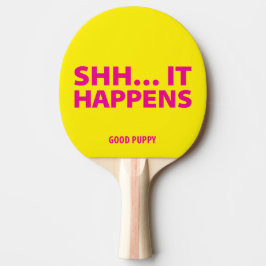 GOOD PUPPY Ping Pong. HET IS ER GEBEURD. Tafeltennisbatje