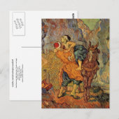 Good Samaritan (na Delacroix), Vincent van Gogh Briefkaart (Voorkant / Achterkant)
