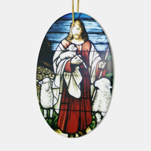 Good Shepard Keramisch Ornament (Links)