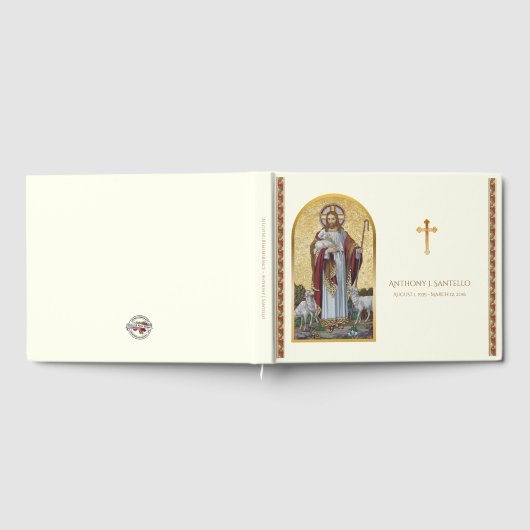 Good Shepherd Jesus Funeral Memorial Guest Book Gastenboek (Volledig)