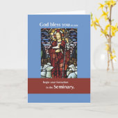 Good Shepherd Seminarian Kaart (Gele Bloem)