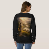 Good Shepherd Sunset Landscape Art Trui (Achterkant volledig)