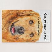 Good Smile Golden Retriever Dog Legpuzzel (Horizontaal)