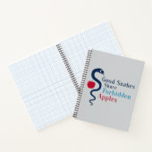 Good Snakes Share Forbidden Apples T-Shirt Notitieboek (Binnen)