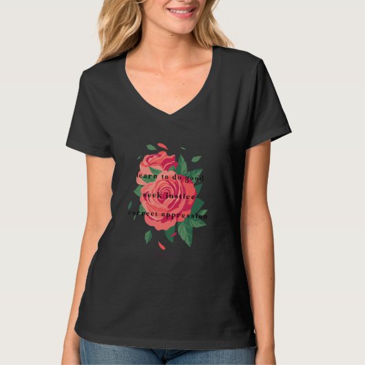 Good Social Justice Oppression Scripture Isaiah 11 T-shirt (Voorkant)