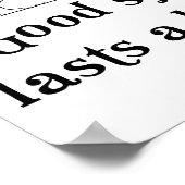 Good Speech Good Clothes School Gezegde Poster (Hoek)