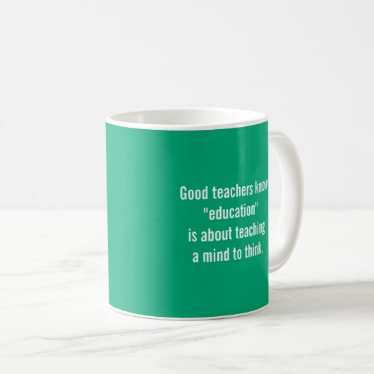 Good Teachers Know Coffee Mug Koffiemok (Voorkant rechts)