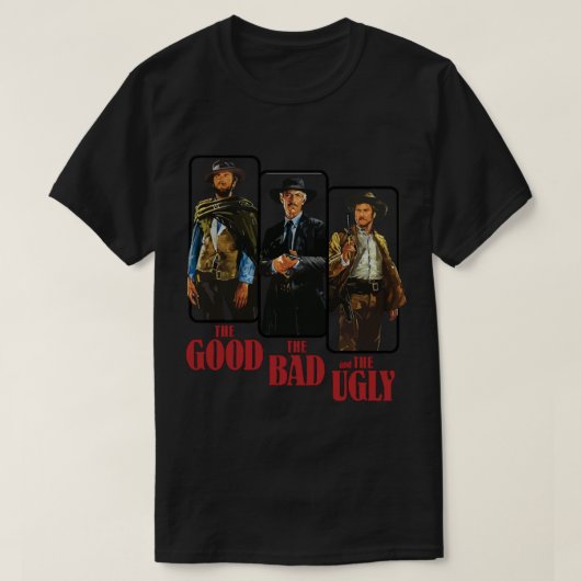 Good The Bad and The Ugly Poster Graphic Class T-shirt (Design voorkant)