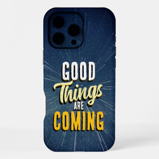 Good Things are Coming iPhone Hoesje (Achterkant)