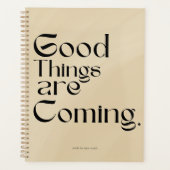 Good Things Are Coming Planner (Voorkant)