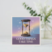 Good Things Take Time Kaart (Staand voorkant)