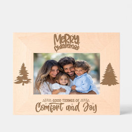 Good Tidings of Comfort and Joy Gegraveerde Lijstjes