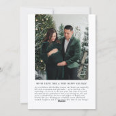 Good Tidings of Great Joy Photo Christmas Card Feestdagenkaart (Achterkant)