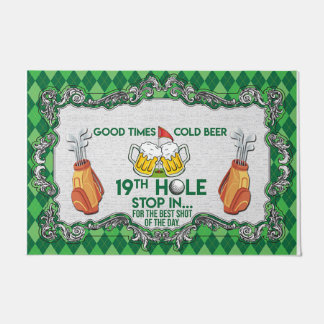 Good Time Cold Beer Funny Mat, Golfing Deurmat
