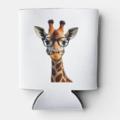 Good Time Hipster Giraffe T-Shirt Men's Women's Ch Blikjeskoeler (Voorkant)