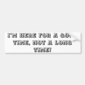 Good Time Novelty Bumpersticker (Voorkant)