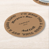 Good Time Round Novelty Onderzetter (Gebogen)
