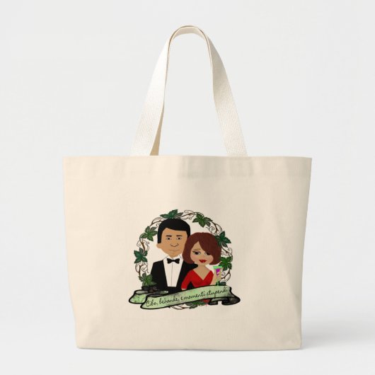 Good Times Couple Grote Tote Bag (Voorkant)