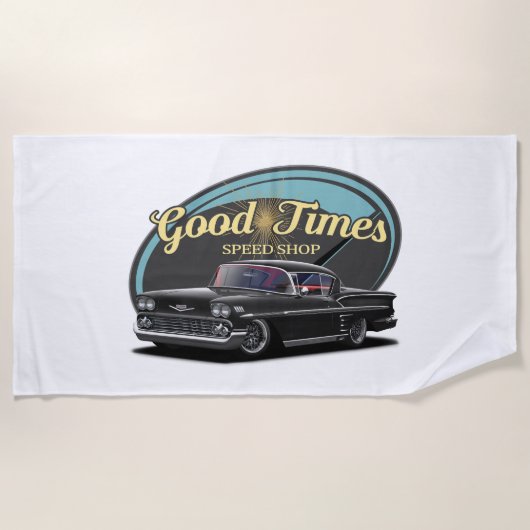 Good Times Custom Auto Strandlaken (Voorkant)