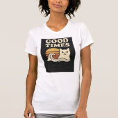 Good Times Retro T-shirt –  Positive Vibes (Voorkant)