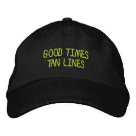 Good Times Tan Lines Embroing Pet