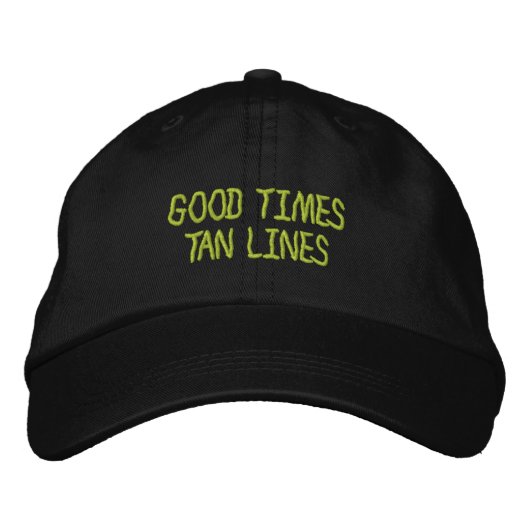 Good Times Tan Lines Embroing Pet (Voorkant)