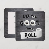 Good Times toiletpapier Kaart (Voorkant / Achterkant)