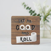 Good Times toiletpapier Kaart (Staand voorkant)