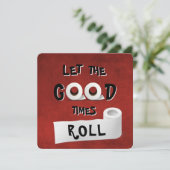 Good Times toiletpapier Kaart (Staand voorkant)