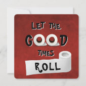 Good Times toiletpapier Kaart (Voorkant)