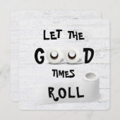Good Times toiletpapier Kaart (Voorkant / Achterkant)