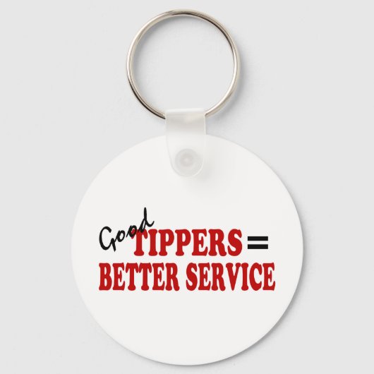 Good Tippers= Betere service Sleutelhanger (Voorkant)