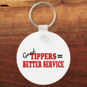 Good Tippers= Betere service Sleutelhanger (Voorkant)
