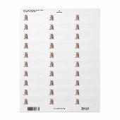 Good Trouble Return-adres Etiket (Full Sheet)