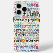 good trouble typography Case-Mate iPhone case (Achterkant)