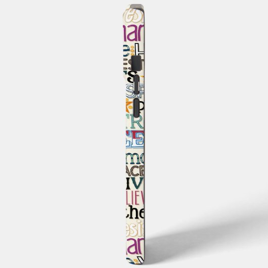 good trouble typography Case-Mate iPhone case (Achterkant / Links)