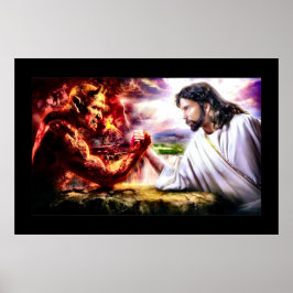 Good Versus Evil - Armageddon Arm Wrestling Poster