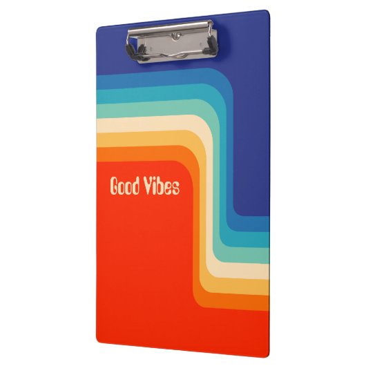  Good Vibes 70s Ombre Klembord (Links)