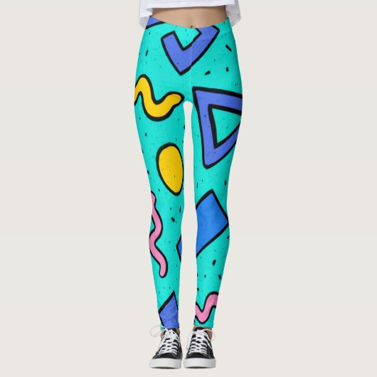 Good Vibes 90s Baby Leggings (Voorkant)