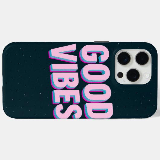 GOOD VIBES – Aangepast Case-Mate iPhone Case (Achterkant (horizontaal))