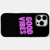 GOOD VIBES – Aangepast Case-Mate iPhone Case (Achterkant (horizontaal))