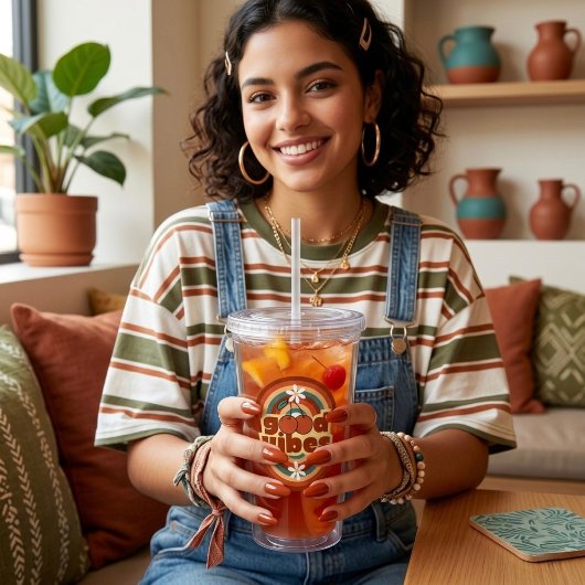 Good Vibes Acryl Drinkbeker