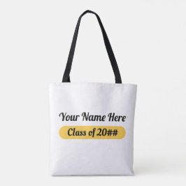 Good Vibes Afstuderen Message Canvas tas