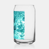 Good Vibes and Cool Blue Water Blikvorm Glas (Links)