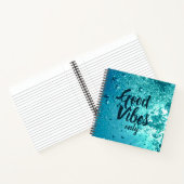 Good Vibes and Cool Blue Water Notitieboek (Binnen)