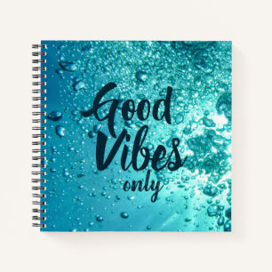Good Vibes and Cool Blue Water Notitieboek