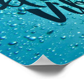 Good Vibes and Cool Blue Water Poster (Hoek)