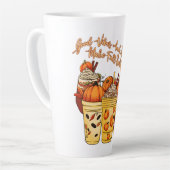 Good Vibes and Good Coffee Make Herfst Delightful Latte Mok (Linkerhoek)