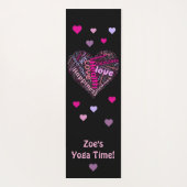 Good Vibes and Love Persoonlijke Yoga Mat (Achterkant)